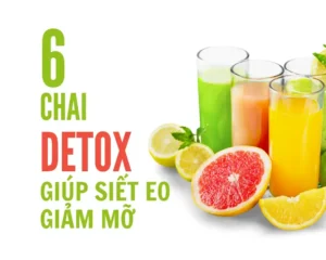 6 chai detox giup siet eo giam mo