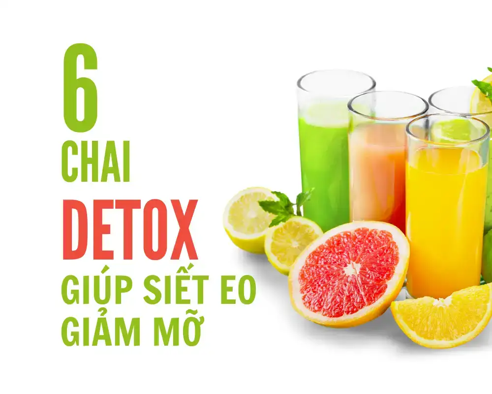 6 chai detox giup siet eo giam mo