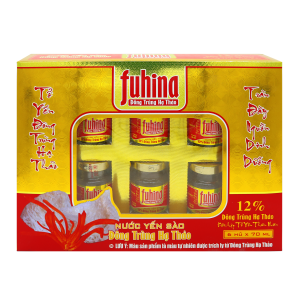 nước yến sào fuhina 12% Đông trùng hạ thảo