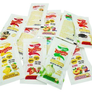 túi 8 gói kẹo thạch zummy jelly ( trái cây & trà sữa )